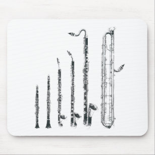 cute clarinet drawing