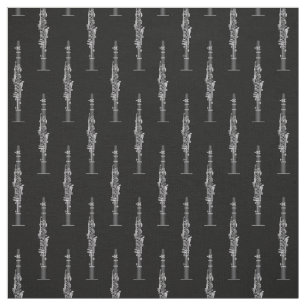 Clarinets Music Musician Room Decor Fabric