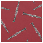 Clarinets Music Musician Room Decor Red Fabric