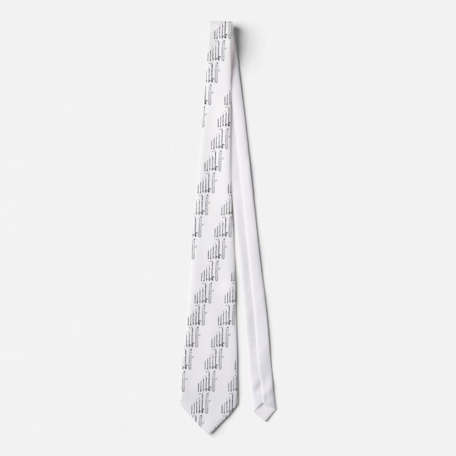 clarinets neck tie (Front)