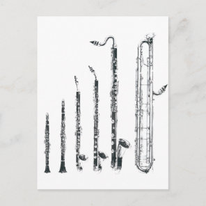 clarinets postcard