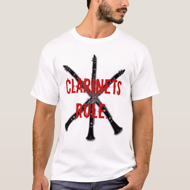Clarinets Rule T-Shirt (Front)