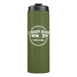 Clarion River Pennsylvania Kayaking Thermal Tumbler