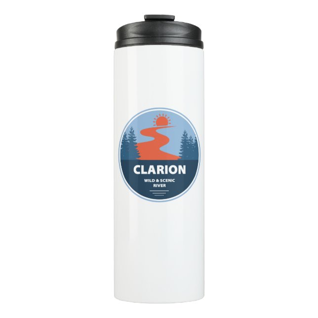 Clarion Wild And Scenic River Thermal Tumbler (Front)