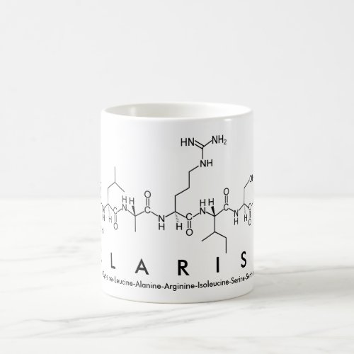 Clariss peptide name mug