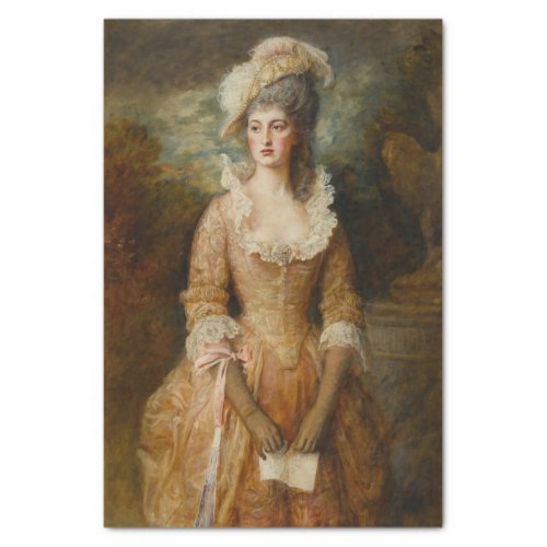 Clarissa by Sir John Everett Millais Tissue Paper