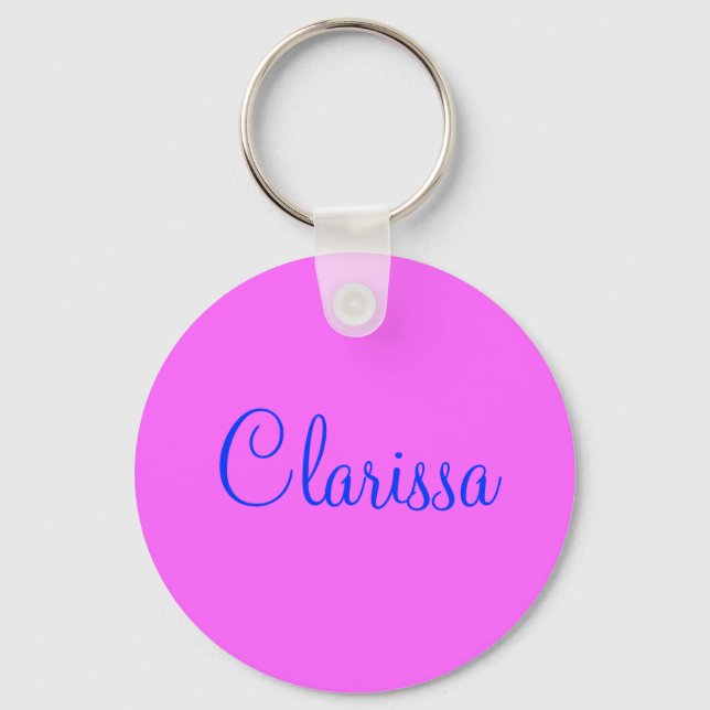 Clarissa, Key Chain (Front)
