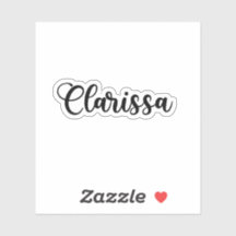 Clarissa Name - Handwritten Calligraphy