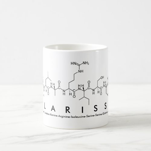 Clarisse peptide name mug