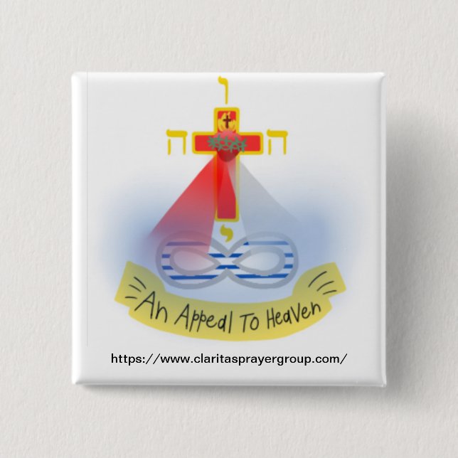 Claritas Prayer Group Promotional Button (Front)