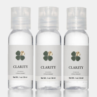 Clarity. Gilded Clover Luxe Citrus Hand Sanitizer