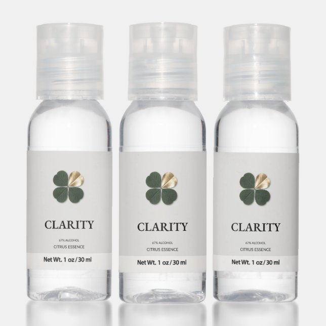Clarity. Gilded Clover Luxe Citrus Hand Sanitizer (Set)