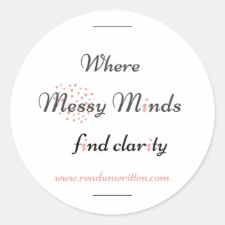 Clarity Sprinkle Classic Round Sticker