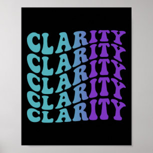 Clarity Suicide Prevention Mental Health Awareness Poster