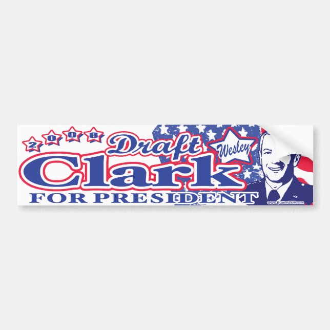 Clark 2008 Bumper Sticker  (Front)