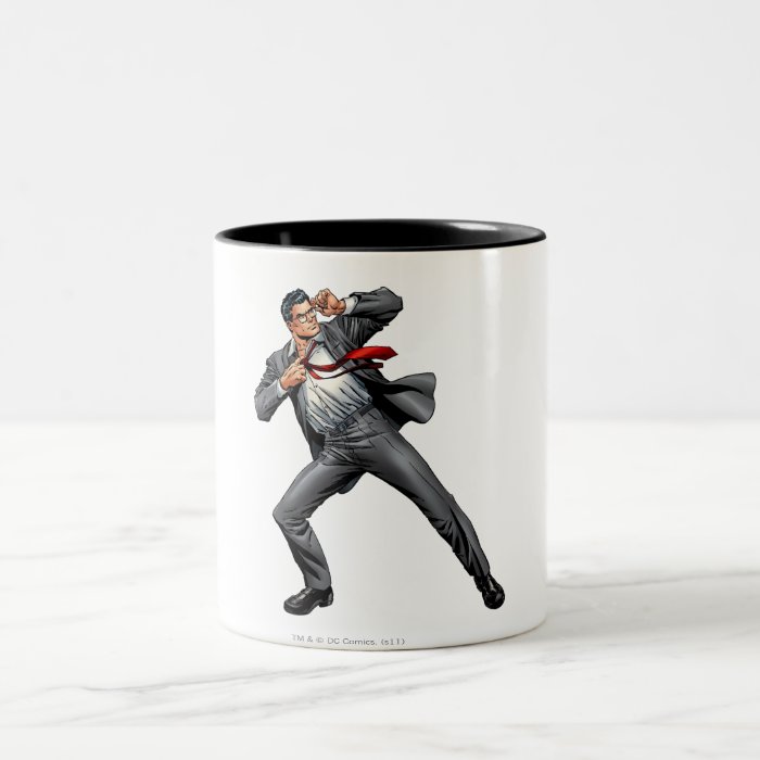 Clark changes into Superman Coffee Mug