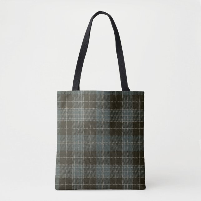 Clark Clan Tartan Tote Bag (Front)
