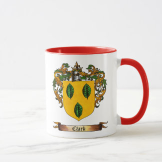 Clark Coat of Arms - Personalize first name Mug
