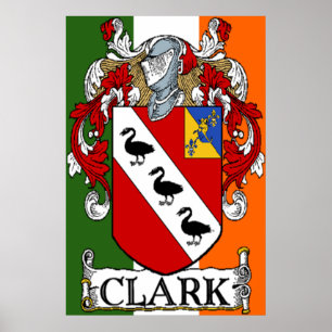 Clark Coat of Arms Print