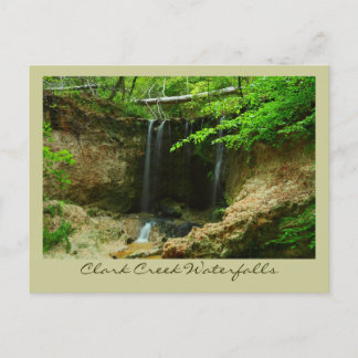 Clark Creek Waterfalls Postcard