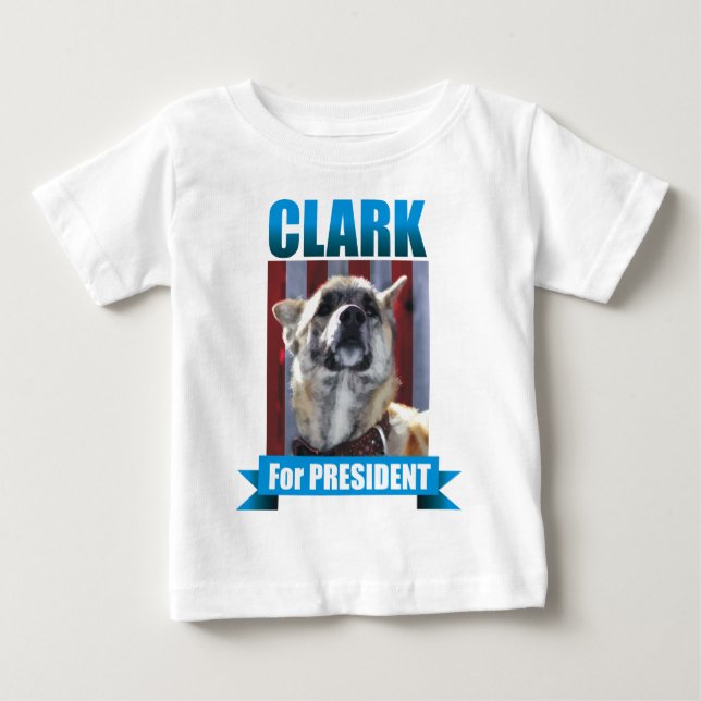 CLARK DOG BABY T-Shirt (Front)