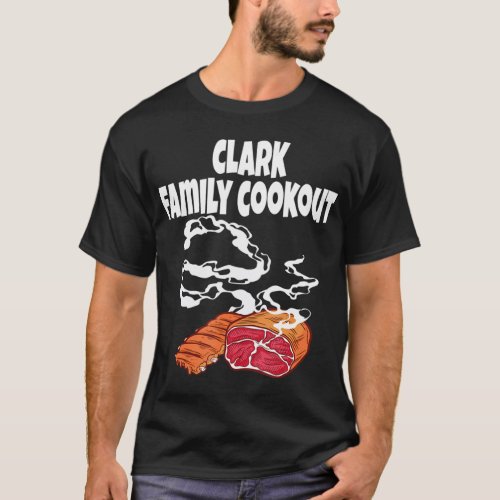 Clark Family Cookout Party Barbecue  T_Shirt