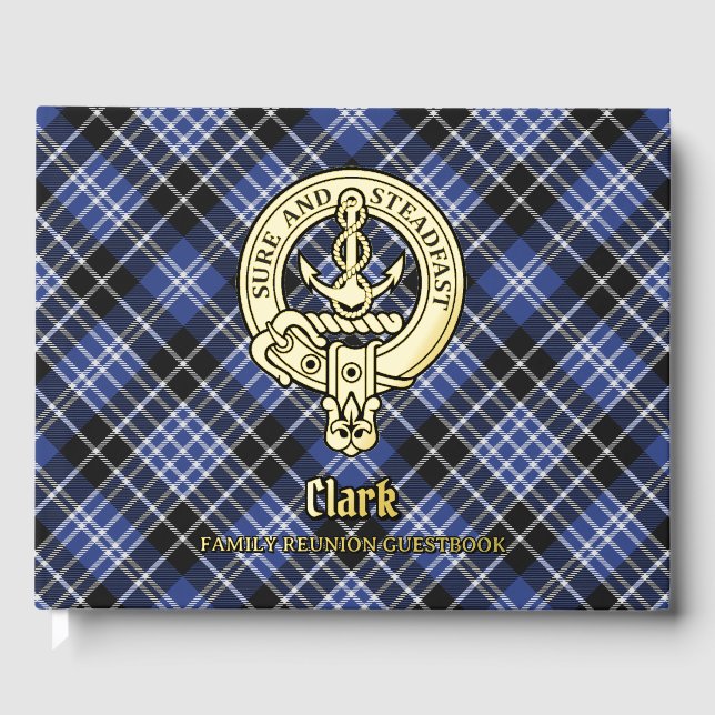 Clark Family Reunion Foil Guest Book (Front)