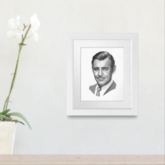 Clark Gable Framed Art