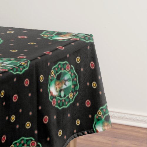 Clark Griswold Christmas Wreath Pattern Tablecloth