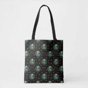 Clark Griswold Christmas Wreath Pattern Tote Bag