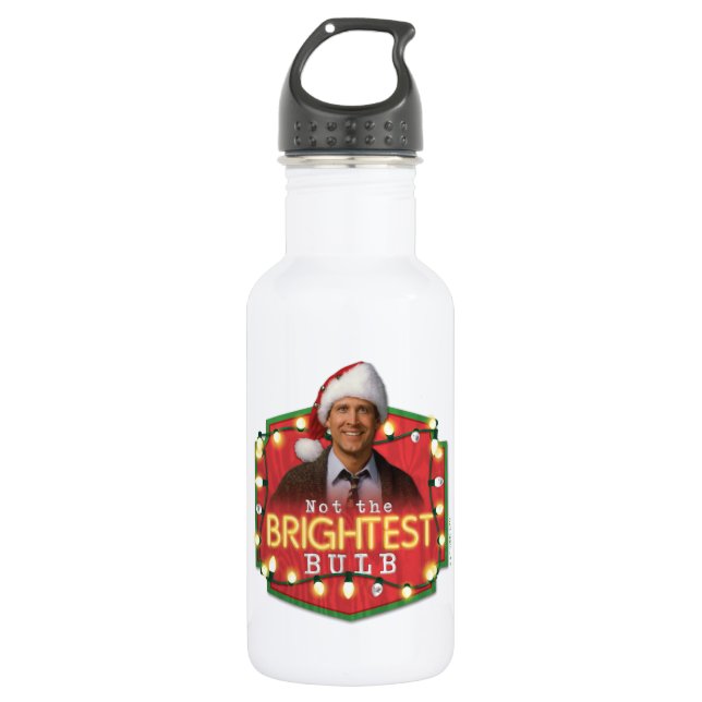 Clark Griswold | Not the Brightest Bulb Stainless Steel Water Bottle (Front)