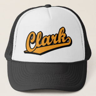 Clark in Orange Trucker Hat