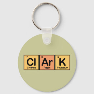 Clark made of Elements Keychain