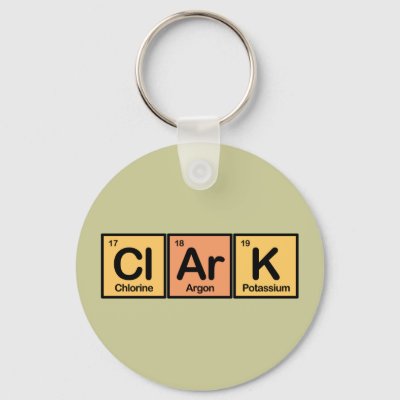 Clark made of Elements Keychain