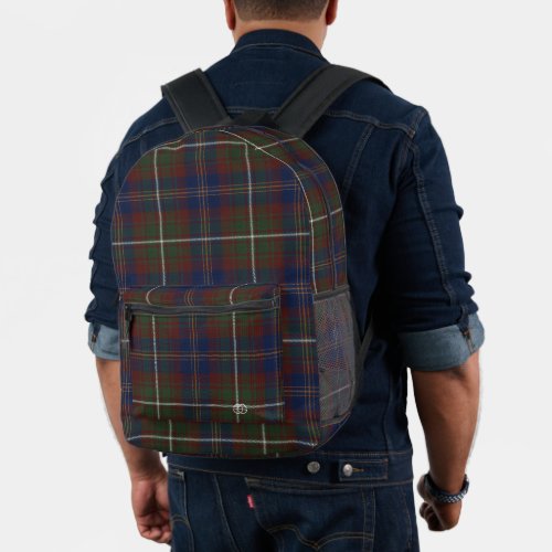 Clark of Ulva New Tartan Printed Backpack