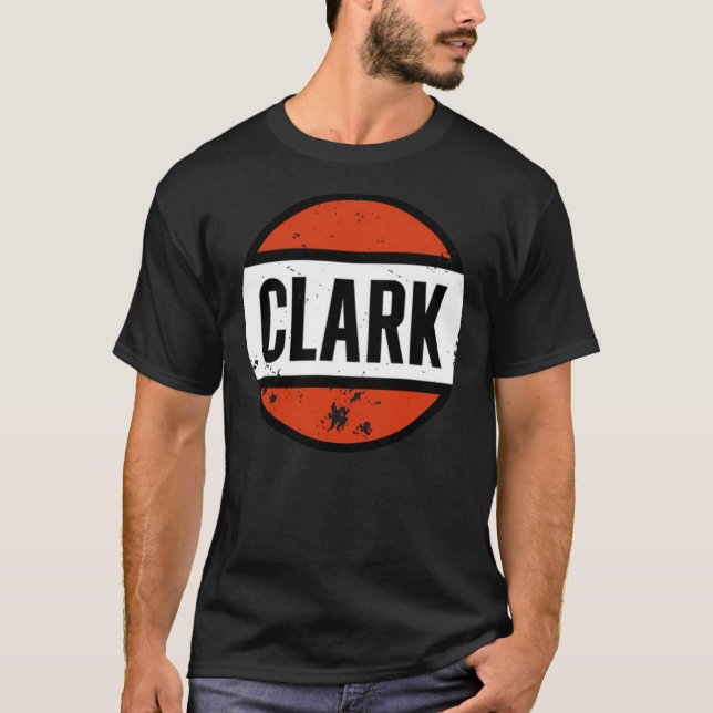 Clark Oil Retro Classic T-Shirt (Front)