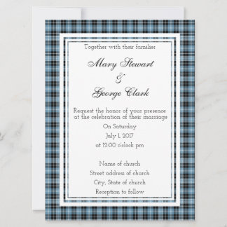 Clark Scottish Wedding Invitation
