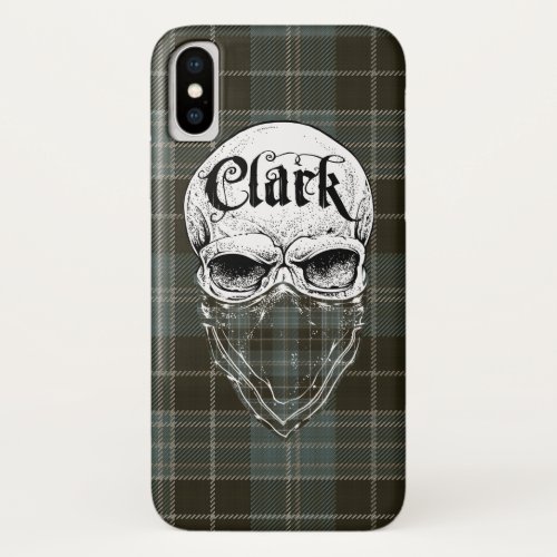 Clark Tartan Bandit iPhone X Case