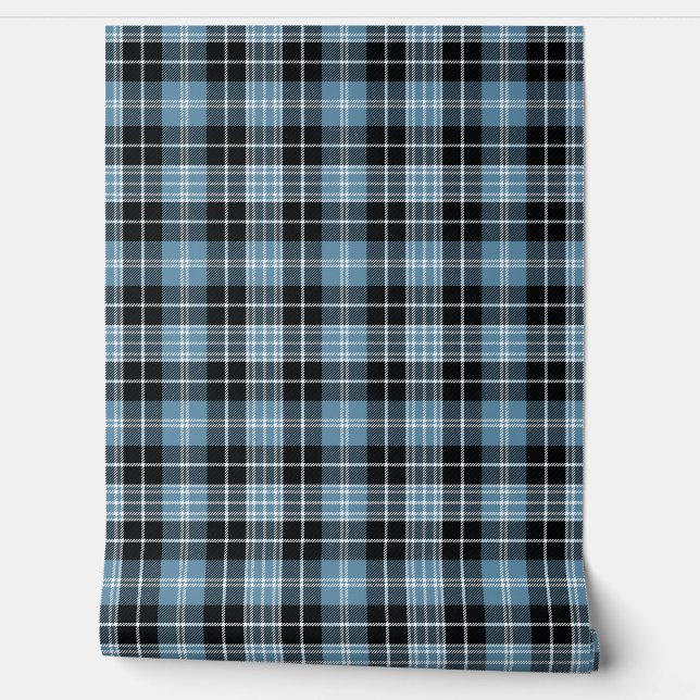 Clark Tartan Plaid Scottish Clan Wallpaper (Unrolling)