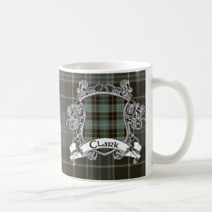 Clark Tartan Shield Coffee Mug
