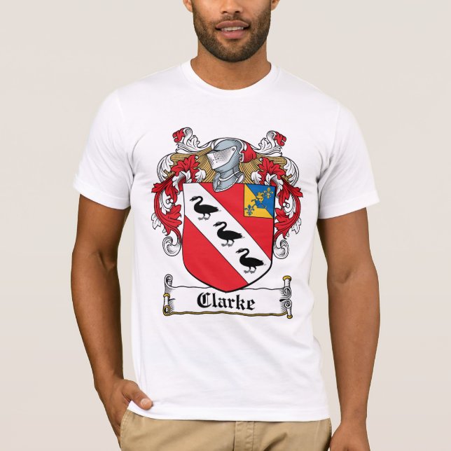 Clarke Family Crest T-Shirt (Front)