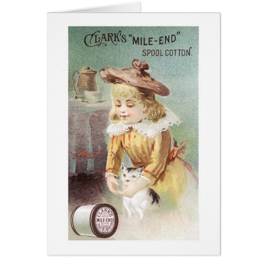Clarks Girl With Kitten (Front)