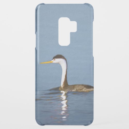 Clarks Grebe Painting _ Original Bird Art Uncommon Samsung Galaxy S9 Plus Case