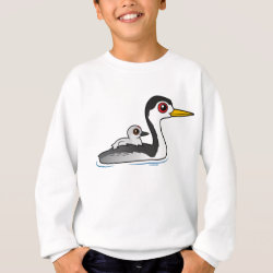 Clark's Grebe with chick Kids' American Apparel Organic T-Shirt