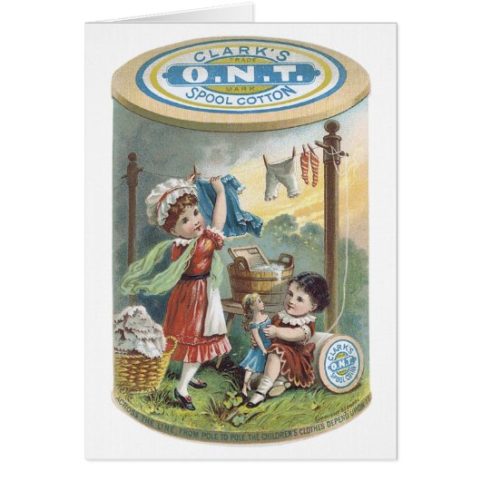 Clarks ONT Spool Cotton Cards (Front)