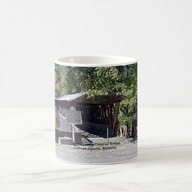 Clarkson Covered Bridge Alabama  Coffee Mug (Center)