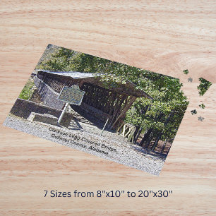 Clarkson Covered Bridge Alabama  Jigsaw Puzzle