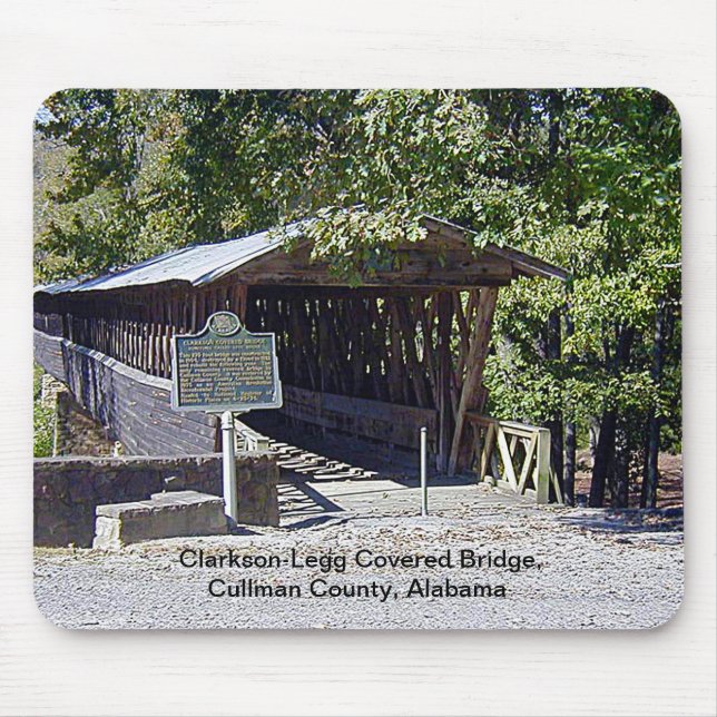 Clarkson Covered Bridge Alabama  Mouse Pad (Front)
