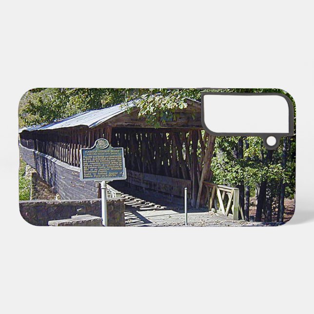 Clarkson Covered Bridge Alabama  Samsung Galaxy Case (Back Horizontal)