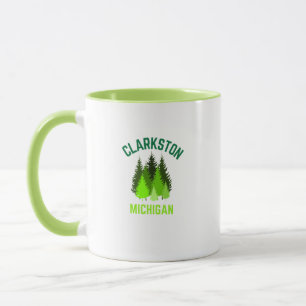 Clarkston Michigan Hometown Coffee Mug